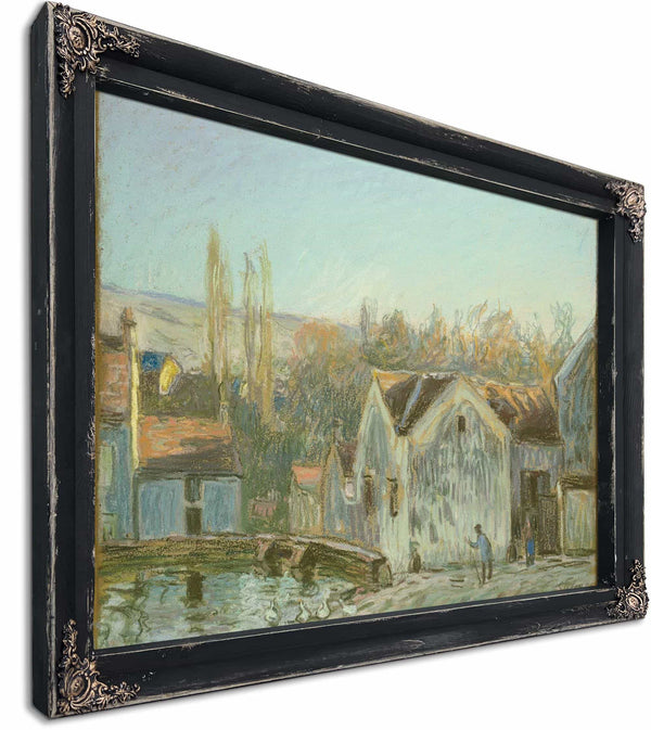 A Corner Of Moret Sur Loing By Alfred Sisley