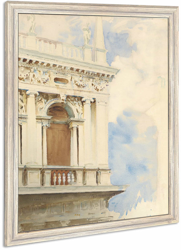 A Corner Of The Library In Venice By John Singer Sargent