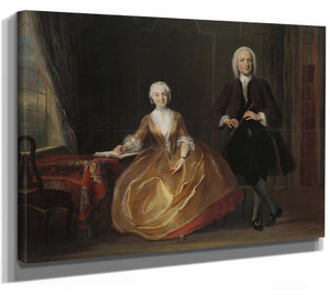 Cornelis Troost A Couple Making Music By Cornelis Troost