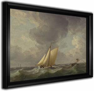 A Cutter In A Strong Breeze By Charles Brooking