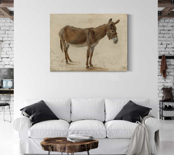 Jacques Laurent Agasse A Donkey By Jacques Laurent Agasse