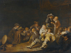 Benjamin Gerritsz Cuyp A Drunken Guardroom Scene By Benjamin Gerritsz Cuyp