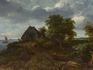 Jacob Van Ruisdael A Dune Landscape With A Distant View Of Haarlem By Jacob Van Ruisdael