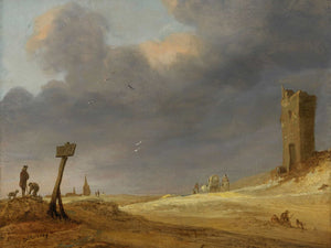 Jacob Salomonsz Van Ruysdael A Dune Landscape By Jacob Salomonsz Van Ruysdael