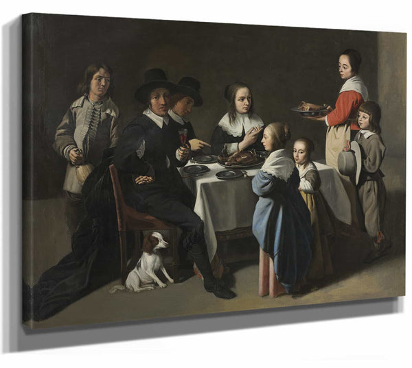 A Family Meal By Le Nain Family