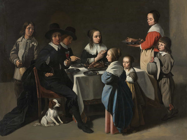 Le Nain Family A Family Meal By Le Nain Family