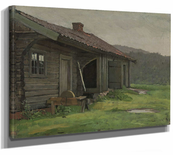 A Farmhouse In Summer Rain By Jacob Gloersen