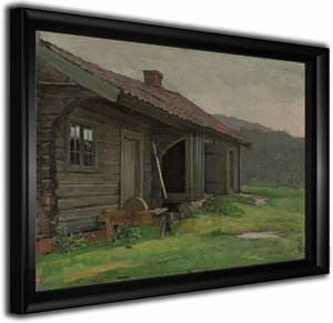 A Farmhouse In Summer Rain By Jacob Gloersen