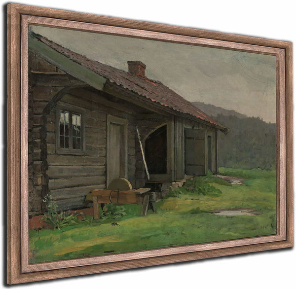 A Farmhouse In Summer Rain By Jacob Gloersen