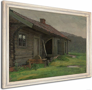 A Farmhouse In Summer Rain By Jacob Gloersen