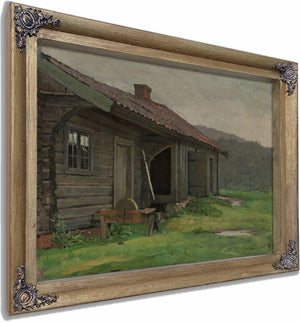 A Farmhouse In Summer Rain By Jacob Gloersen