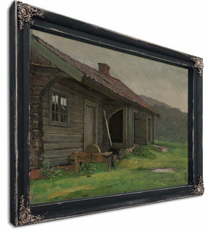 A Farmhouse In Summer Rain By Jacob Gloersen