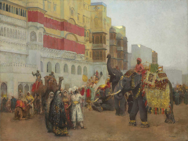 Edwin Lord Weeks A Fete Day At Bekanir  Beloochistan Bekanir By Edwin Lord Weeks