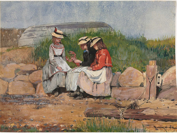 Winslow Homer A Fishermans Daughter By Winslow Homer