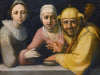 Cornelis Cornelisz Van Haarlem A Fool With Two Women By Cornelis Cornelisz Van Haarlem