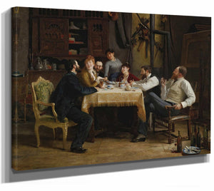 A Friends Lunch By Fernand Cormon