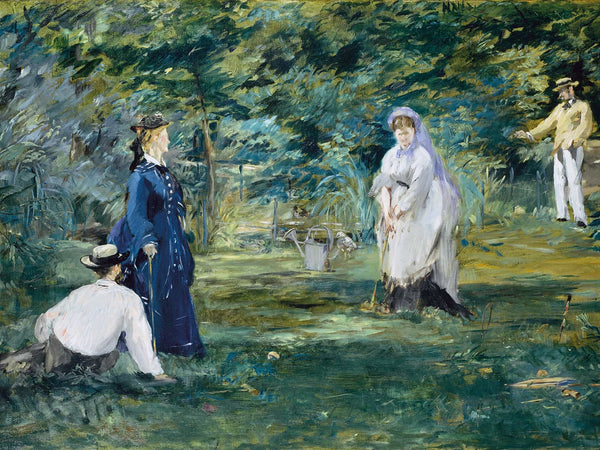 Edouard Manet A Game Of Croquet By Edouard Manet 1