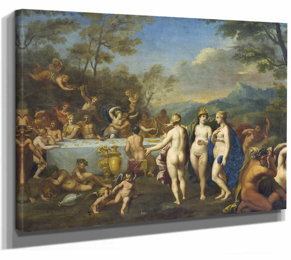 Johan Van Haensbergen A Gathering Of Gods (1657 – 1705) By Johan Van Haensbergen