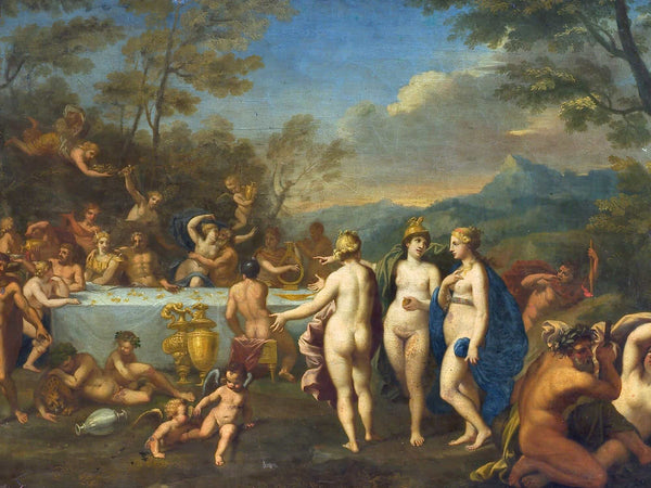 Johan Van Haensbergen A Gathering Of Gods (1657 – 1705) By Johan Van Haensbergen