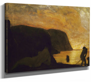 Arthur Bowen Davies 14" x 11" / Stretched Canvas Wrap A Greater Morning By Arthur Bowen Davies