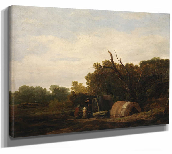 A Gypsy Encampment By William Mulready