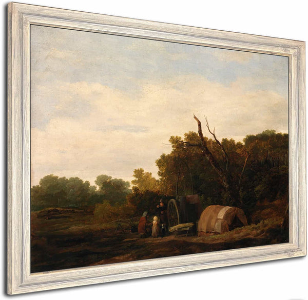 A Gypsy Encampment By William Mulready