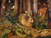 Hans Hoffmann A Hare In The Forest By Hans Hoffmann