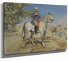 Gustav Bauernfeind A Horseman By A Jerusalem Gate By Gustav Bauernfeind 1