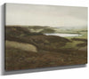 La Ring 14" x 11" / Stretched Canvas Wrap A Landscape Near Bryrup Jutland By La Ring