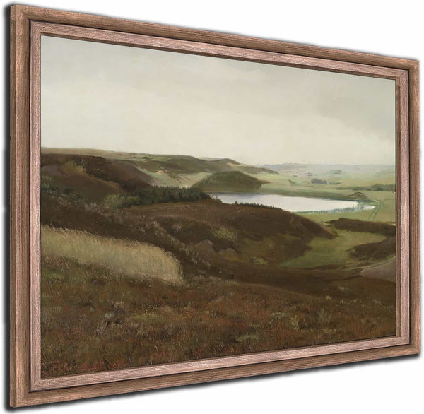 A Landscape Near Bryrup Jutland By La Ring