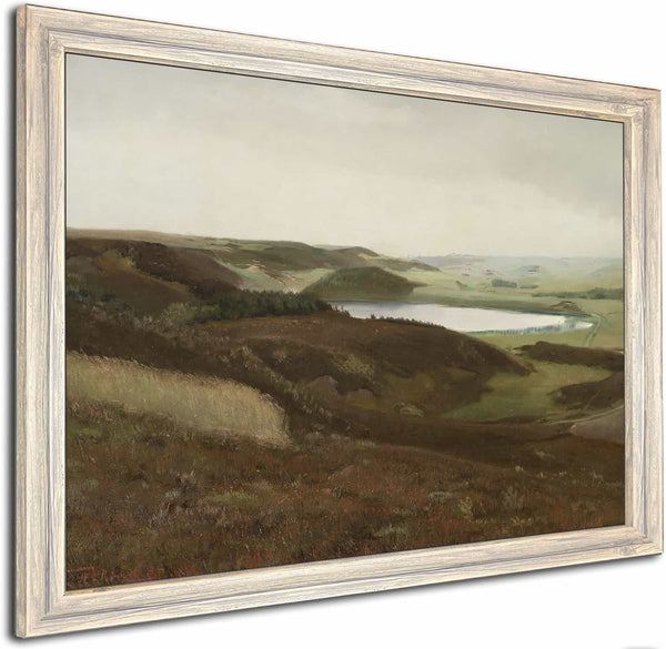 A Landscape Near Bryrup Jutland By La Ring