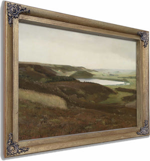 A Landscape Near Bryrup Jutland By La Ring