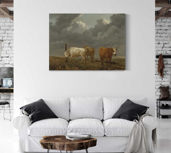 Karel Dujardin A Landscape With Cattle By Karel Dujardin