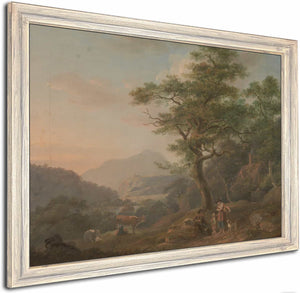 A Landscape With Figures By Nicholas Pocock