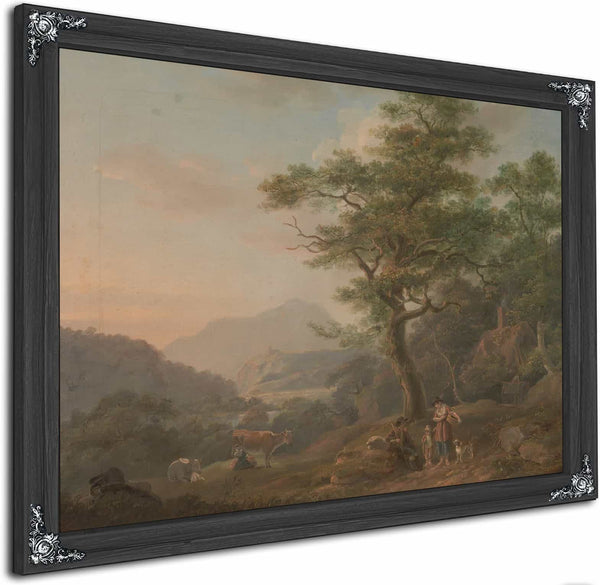 A Landscape With Figures By Nicholas Pocock