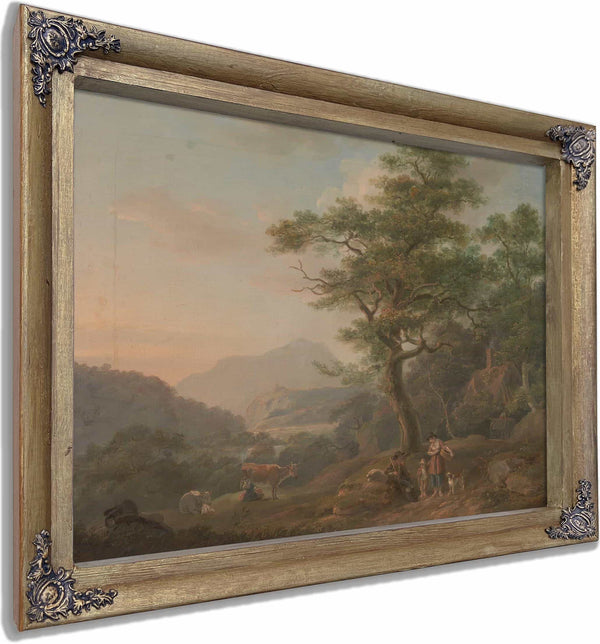 A Landscape With Figures By Nicholas Pocock