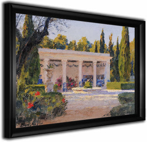 A Loggia In The Ben Negro Park In Bizerte By Alexandre Roubtzoff