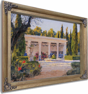 A Loggia In The Ben Negro Park In Bizerte By Alexandre Roubtzoff