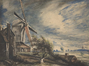 John Constable A Mill Near Colchester By John Constable