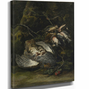 Jan Fyt A Partridge And Small Game Birds (1650s) By Jan Fyt