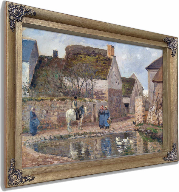 A Pond In Ennery By Camille Pissarro