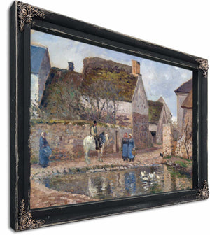 A Pond In Ennery By Camille Pissarro