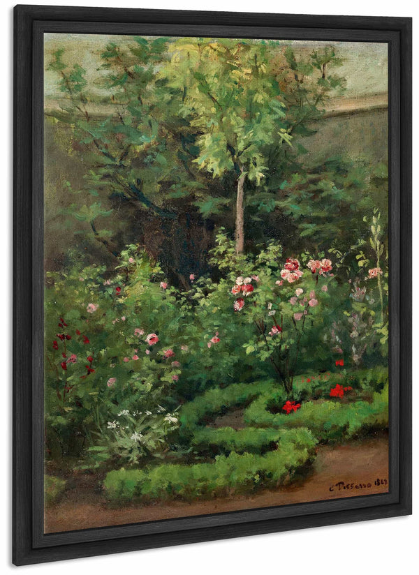 A Rose Garden By Camille Pissarro