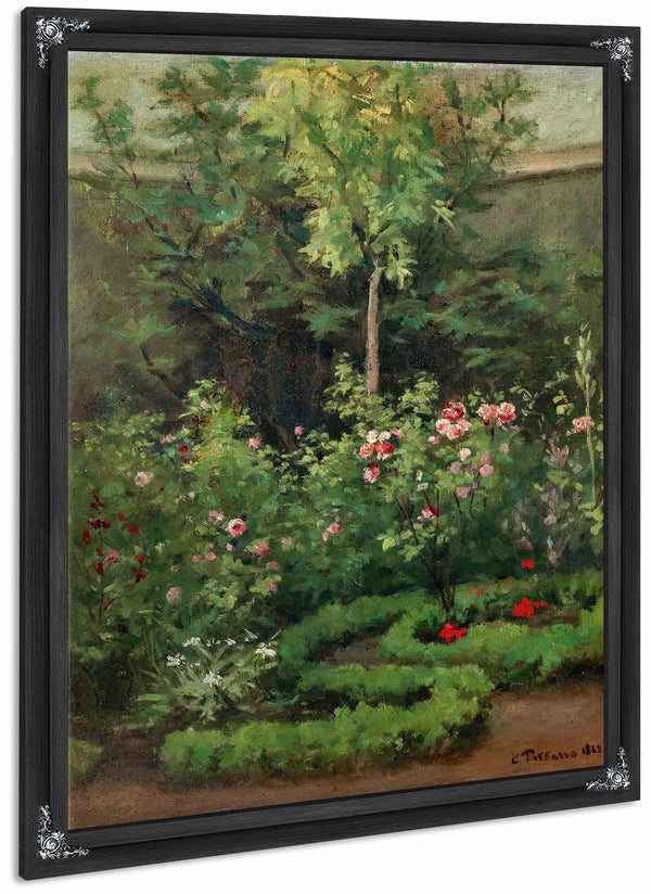 A Rose Garden By Camille Pissarro