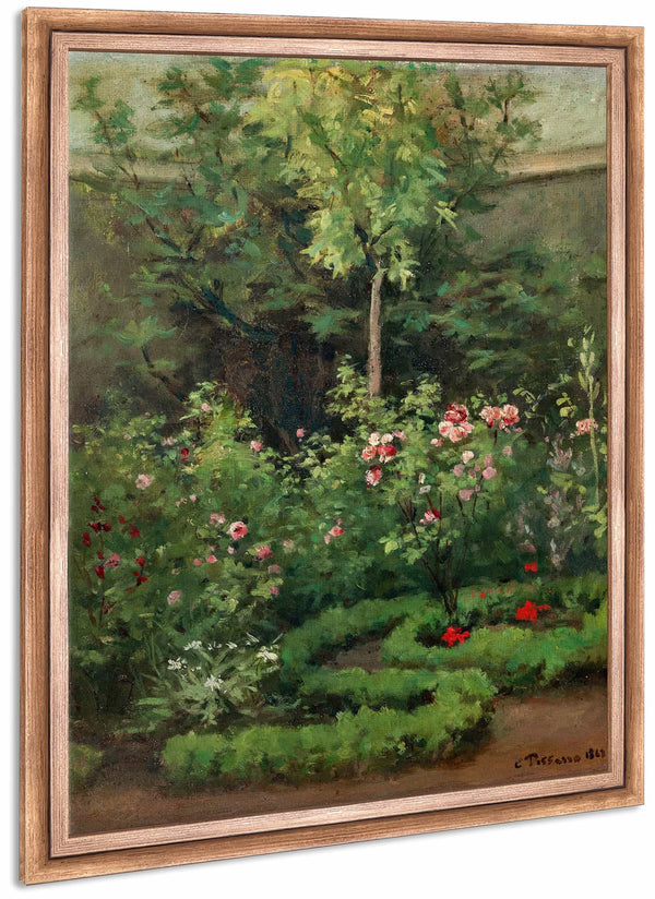 A Rose Garden By Camille Pissarro