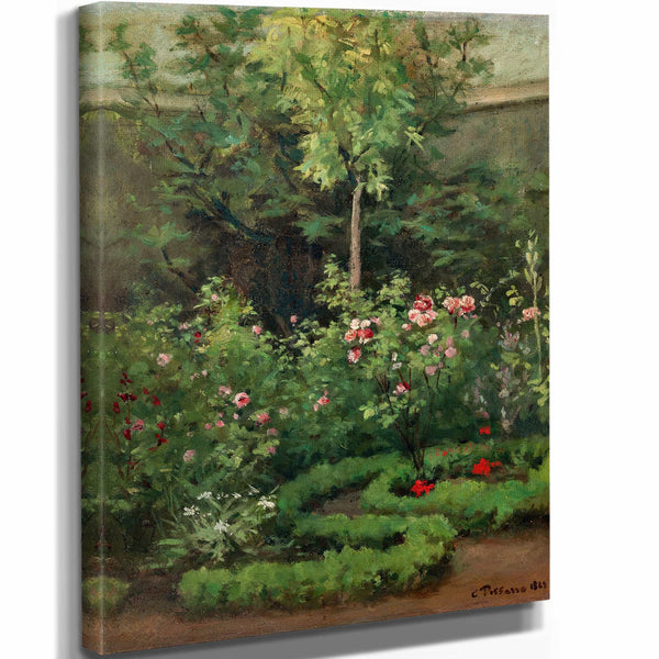 A Rose Garden By Camille Pissarro