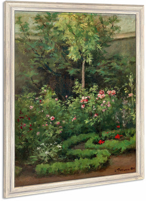 A Rose Garden By Camille Pissarro