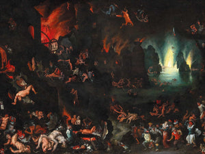 Jan Brueghel The Elder A Scene Of Hell By Jan Brueghel The Elder