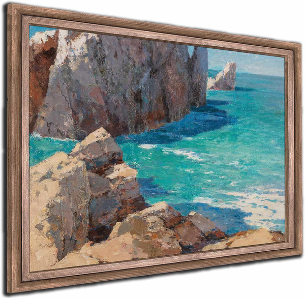 A Summer Day On A Rocky Coast By Alexei Vasilievich Hanzen