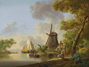 Jan Van Os A Summer Landscape By Jan Van Os